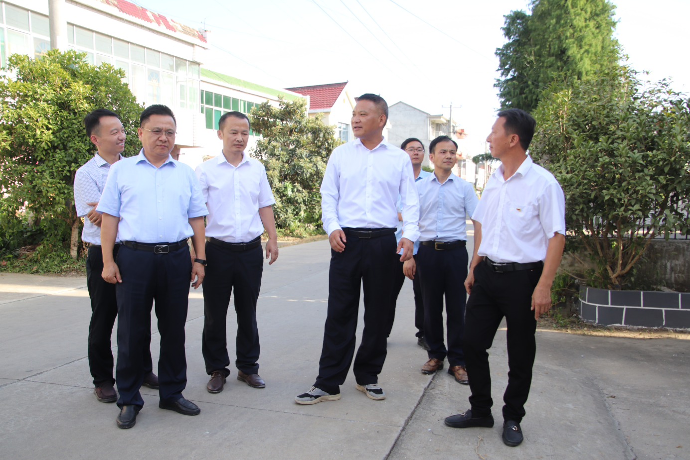 曹晓革在华亭镇、河塌乡调研亿博电竞 亿博官网时强调 创新发展思路 推进乡村振兴(图2)