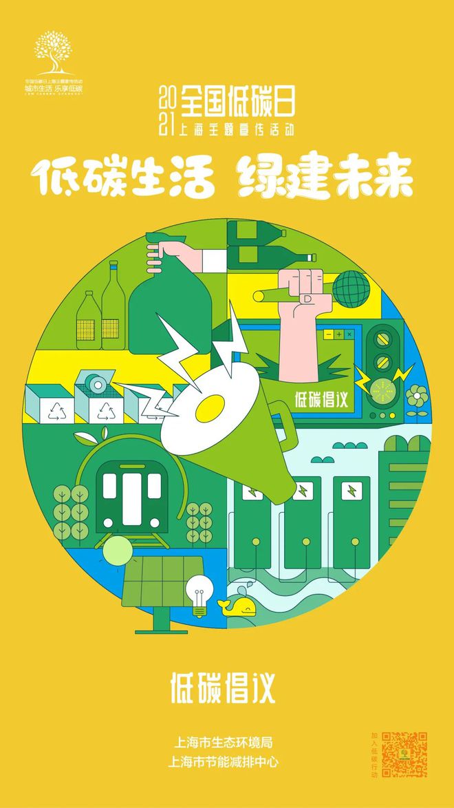 亿博电竞 亿博官网海报发布 2021全国低碳日·上海主题宣传活动预告来啦！(图2)
