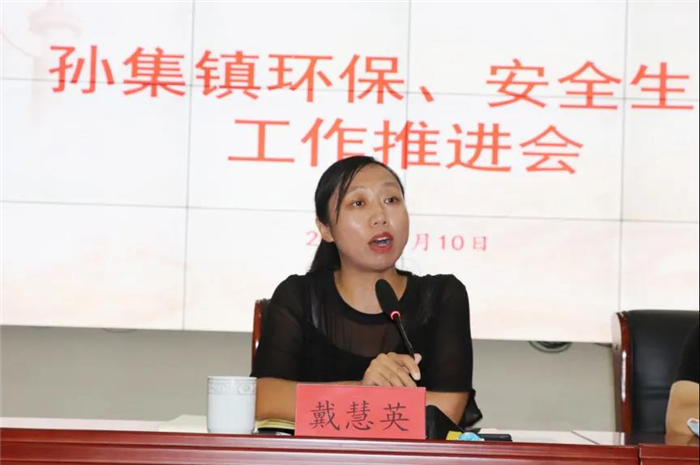 守住环境保护底线 孙集镇召开环保、安全生产工作推进会亿博电竞 亿博官网议(图2)