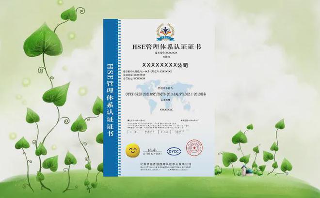 亿博电竞 亿博官网健康、安全与环境管理体系HSE认证详解(图1)