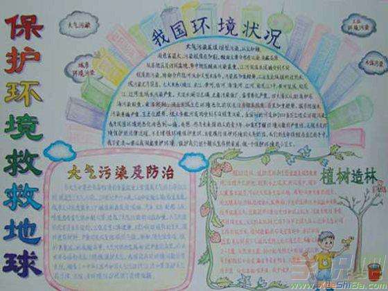 环保节能手抄报亿博电竞 亿博官网(图6)