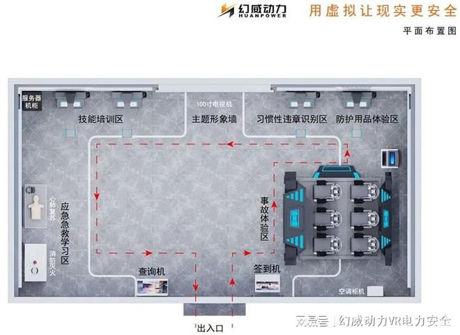 亿博电竞 亿博官网幻威-客户案例介绍 山东黄金电力有限公司VR安全教育培训室(图2)