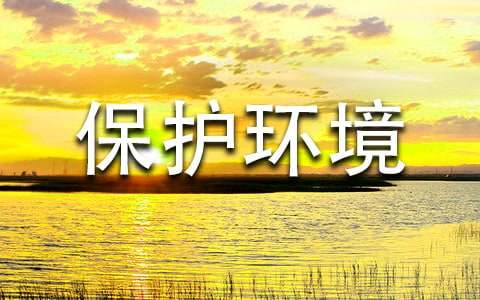 保护环境心得亿博电竞 亿博官网体会优秀(图1)